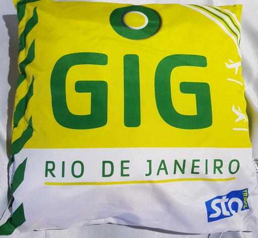 Sta Travel Rio De Janeiro SED Pillow 327 New 40cmx40cm Travel Pillow