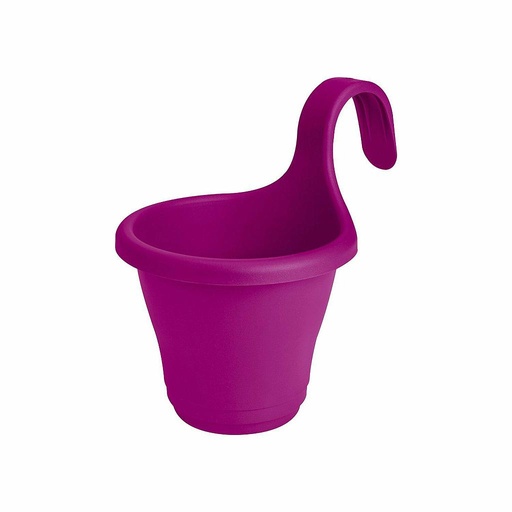 Elho Corsica Single Easy Hanger Basket Planter Balcony Railings Holder Plants New 26.5cm 26.5cm Flower Pots 18cm