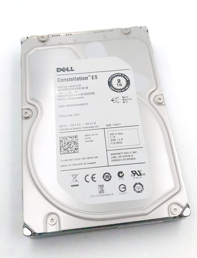 Dell Hard Disk ST32000444SS Used SAS 2TB SAS 3.5