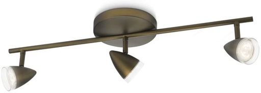 Philips Maple Led Spot Light 3 Bulb Bronze