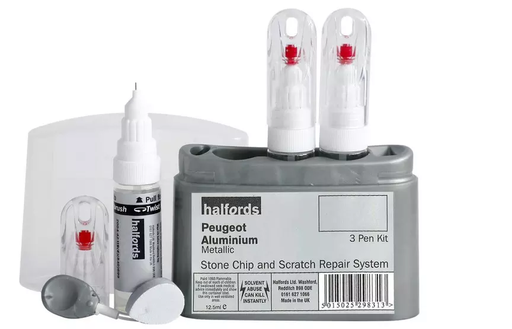 Halfords Scratch Chip Repair for Peugeot Aluminium 298315