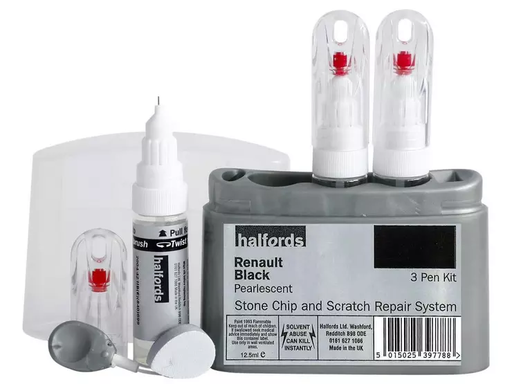 Halfords Scratch Chip Repair for Renault Capsicum Red 397836