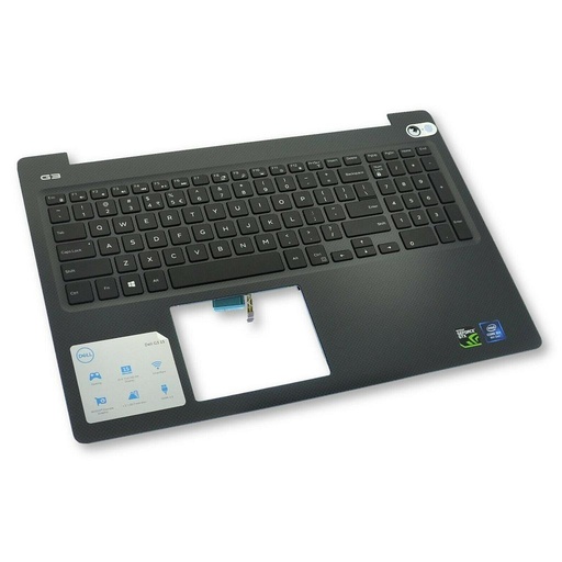 Dell G3 15 3579 Palmrest with US INTERNATIONAL Backlit Keyboard 0N4HJH Used A