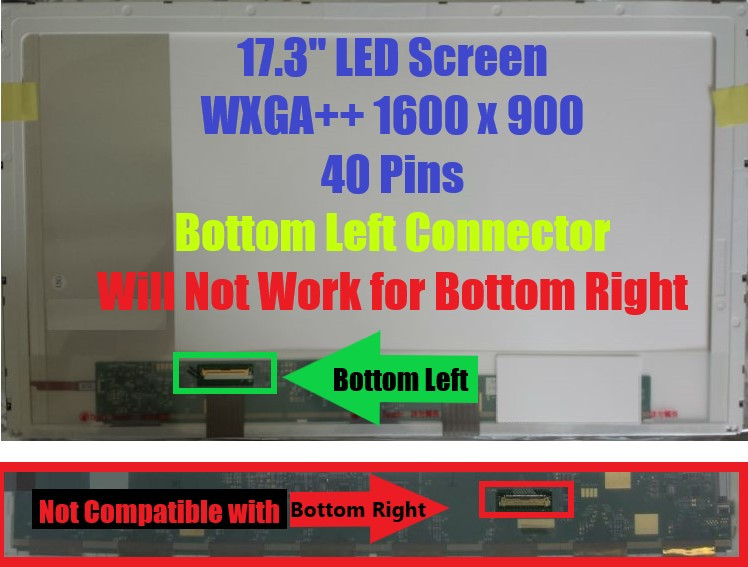 AU Optronics B173RW01 IT Parts / Laptop Screens 
