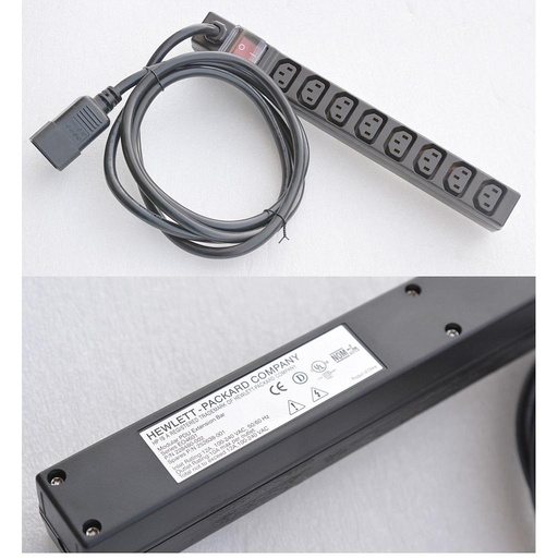 Hewlett Packard Modular PDU Extention Bar Serie E04601 PN 228480 002 252638 001 Used A