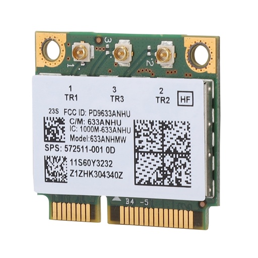 Intel Centrino Ultimate N 6300 633ANHMW WiFi Card Used A
