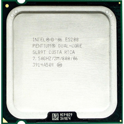 Intel Pentium E5200 2.50GHz Dual Core SLB9T LGA775 CPU Used A
