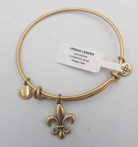 Urban Leaves Florentina Gold Bangle ULSY002VG Hand Bracelet Brass