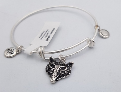 Urban Leaves Foxy Pandamask Silver Bangle ULNA002VS Hand Bracelet Brass