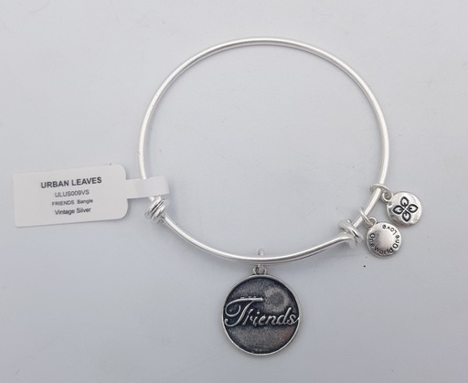 Urban Leaves Friends Silver Bangle ULUS009VS Hand Bracelet Brass