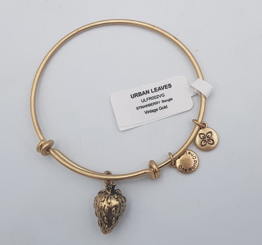 Urban Leaves Strawberry Gold Bangle ULFR002VG Hand Bracelet Brass