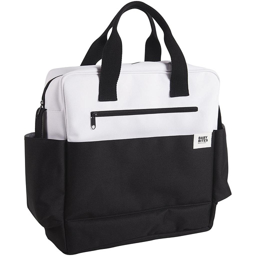 Baby Bites NEGRA Waterproof Bag for Pram Black & White New 36X48cm