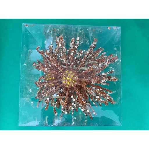 Xmas Tree Broken Glitter Stars 6 Pieces Set
