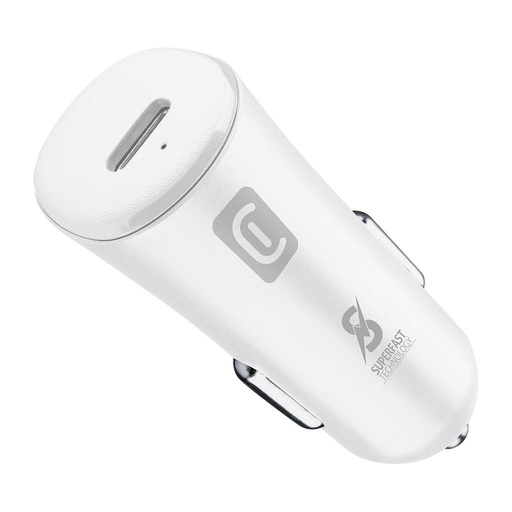 Cellularline Super Fast Car Power 25W Car Charger Used A Type C